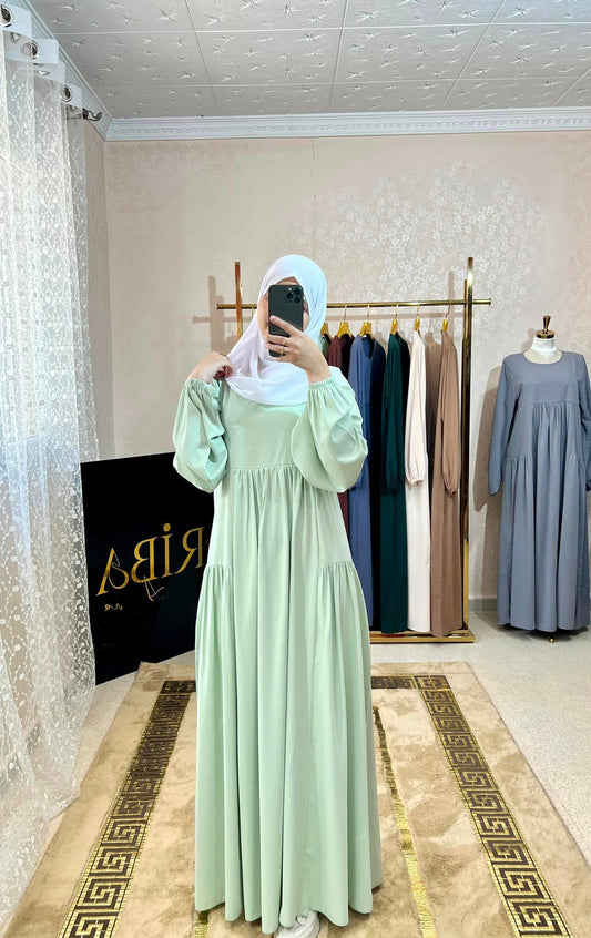 حجاب رهف لون الاخضر