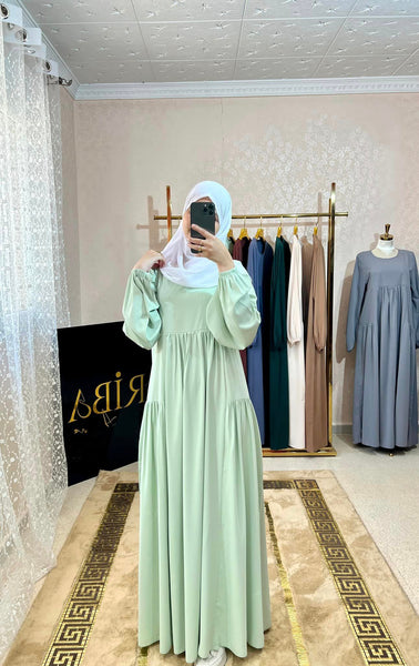 حجاب رهف لون الاخضر